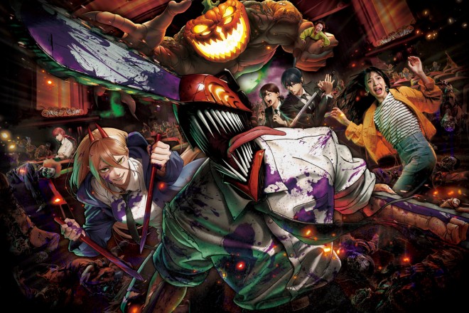 Chainsaw Man: The Chaos 4-D delivers ultra-immersive zombie battles with Denji and crew in a blood-spattered 4D experience unique to USJ.